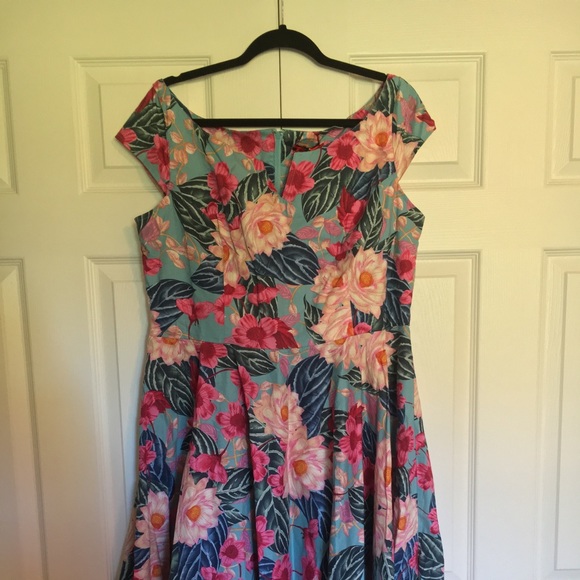 ModCloth (HellBunny) Floral Dress - Picture 1 of 5